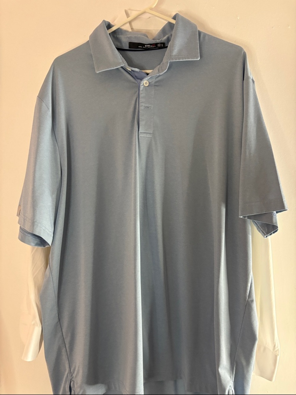 RLX Ralph Lauren Men's Polo in Light Blue